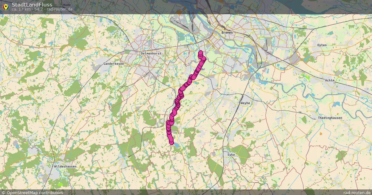 StadtLandFluss (S4.2) – Fernradroute auf Rad-Routen.de