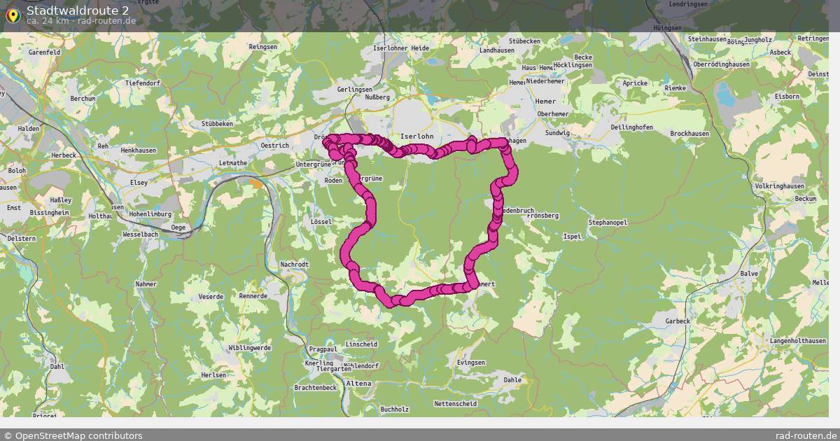 Stadtwaldroute 2 – Fernradroute auf Rad-Routen.de