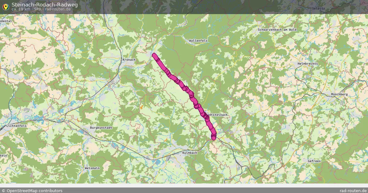 Steinach-Rodach-Radweg (SRR) – Fernradroute auf Rad-Routen.de