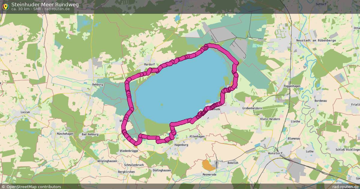 Steinhuder Meer Rundweg (SMR) – Fernradroute auf Rad-Routen.de
