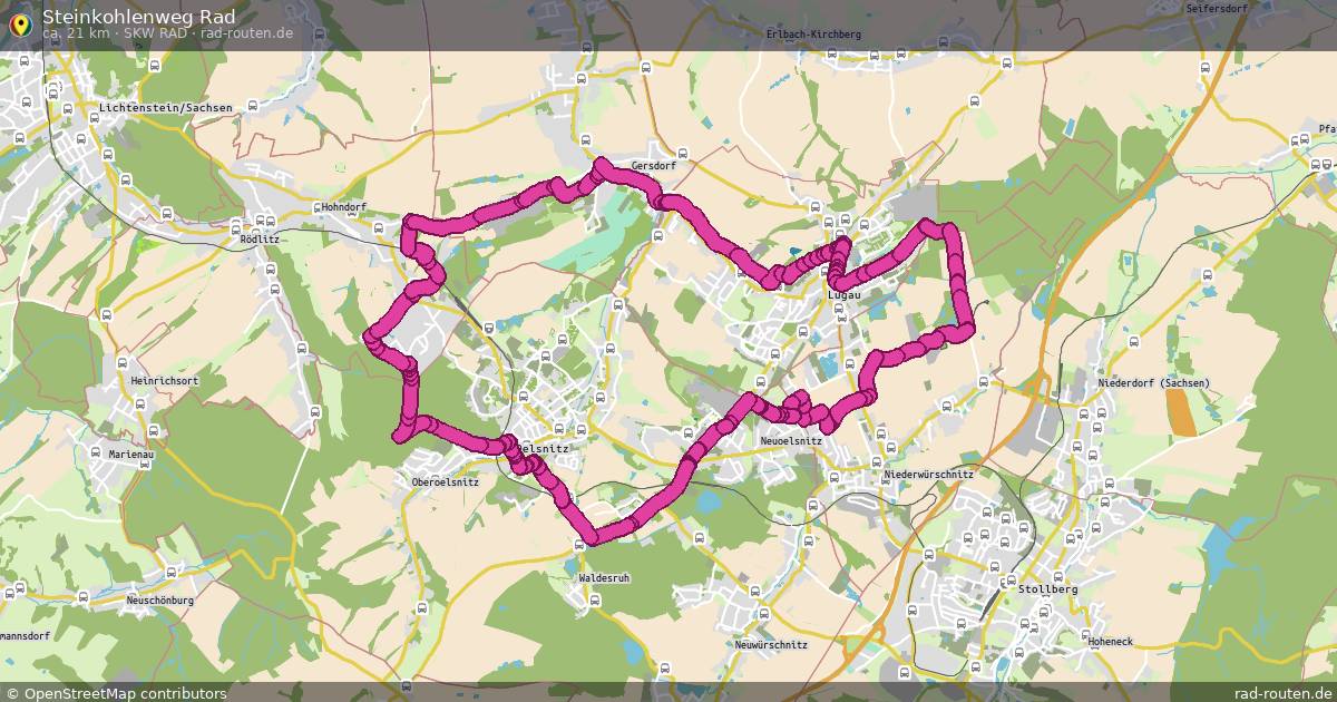 Steinkohlenweg Rad (SKW Rad) – Fernradroute auf Rad-Routen.de