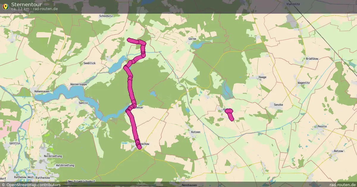 Sternentour – Fernradroute auf Rad-Routen.de