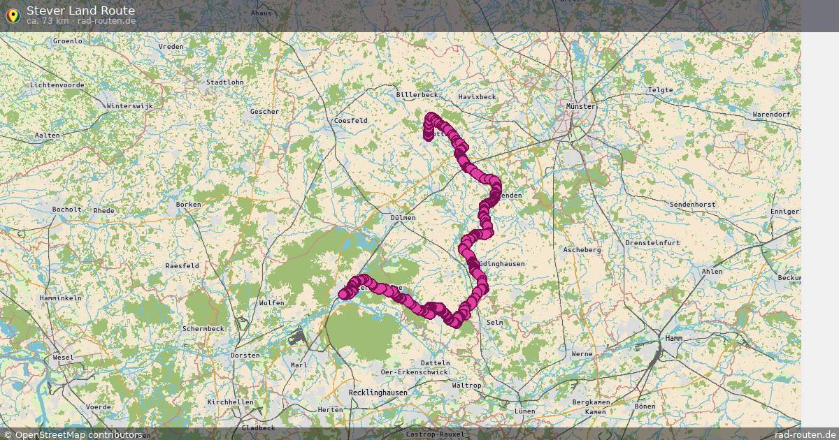 Stever Land Route – Fernradroute auf Rad-Routen.de