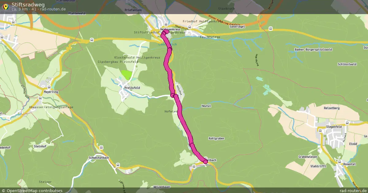 Stiftsradweg (41) – Fernradroute auf Rad-Routen.de