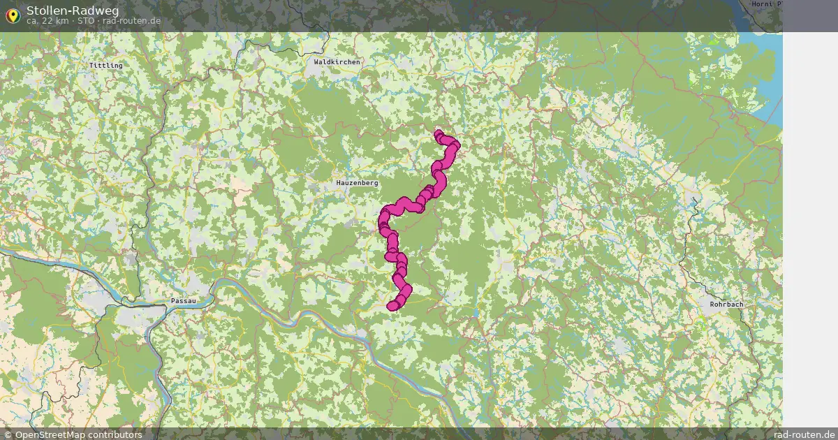 Stollen-Radweg (Sto) – Fernradroute auf Rad-Routen.de