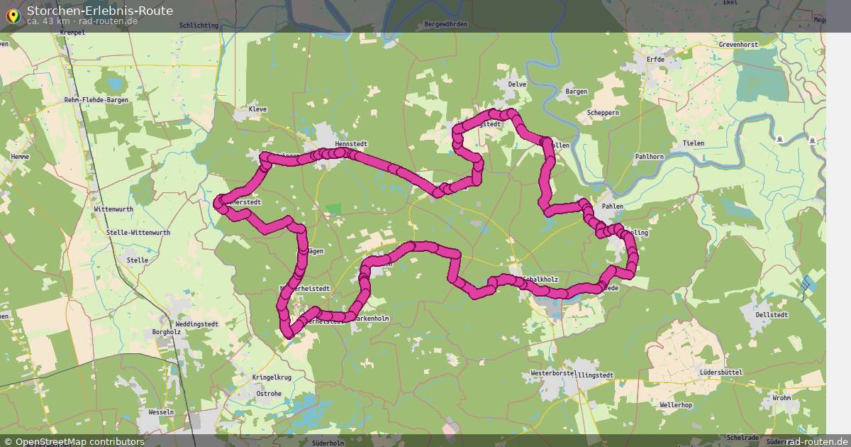 Storchen-Erlebnis-Route – Fernradroute auf Rad-Routen.de