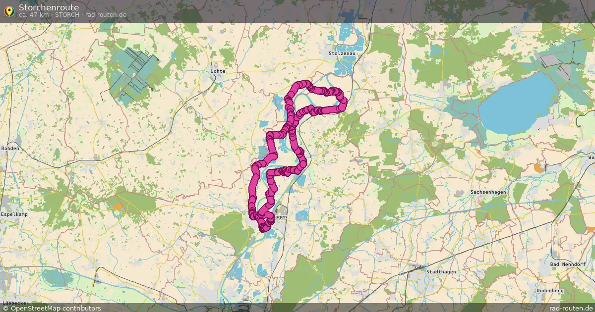 Storchenroute (Storch) – Fernradroute auf Rad-Routen.de