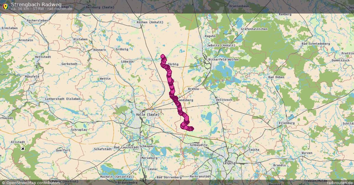 Strengbach Radweg (St-RW) – Fernradroute auf Rad-Routen.de