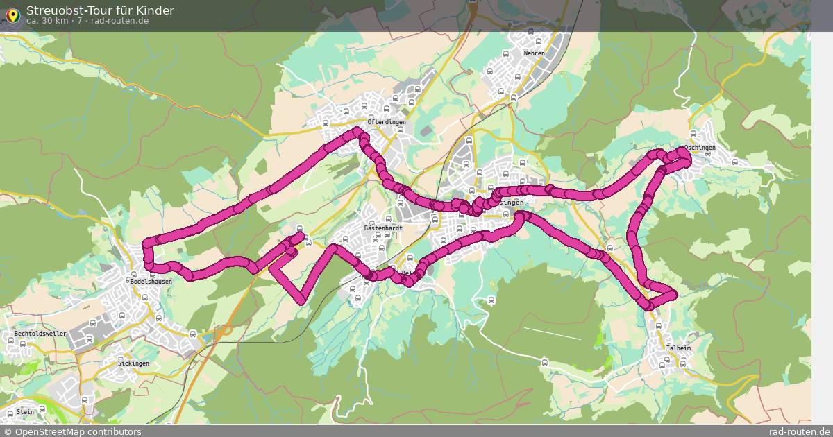 Streuobst-Tour für Kinder (7) – Fernradroute auf Rad-Routen.de
