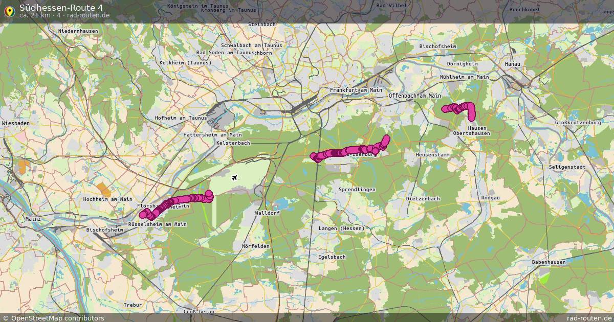 Südhessen-Route 4 (4) – Fernradroute auf Rad-Routen.de