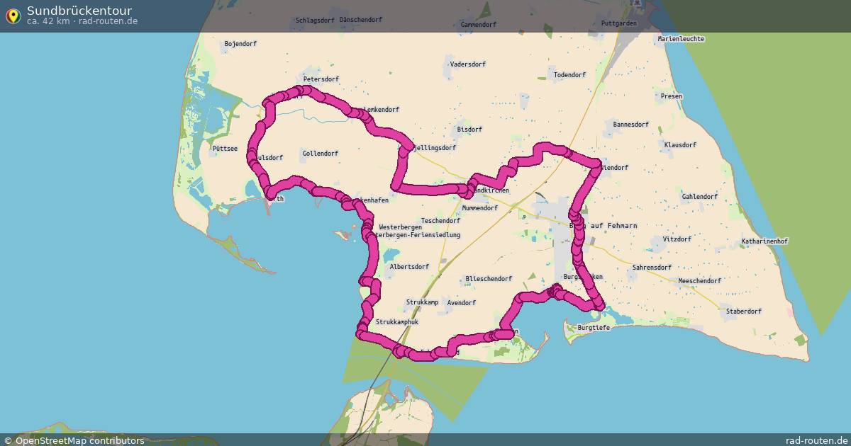Sundbrückentour – Fernradroute auf Rad-Routen.de