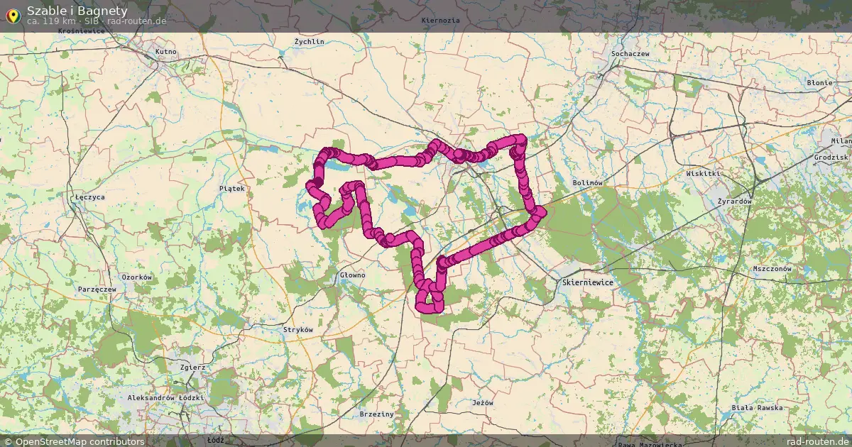 Szable i Bagnety (SIB) – Fernradroute auf Rad-Routen.de