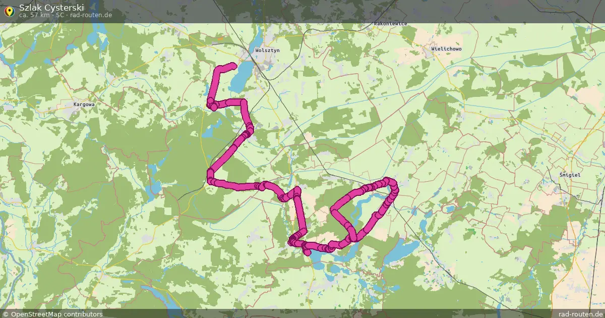 Szlak Cysterski (SC) – Fernradroute auf Rad-Routen.de