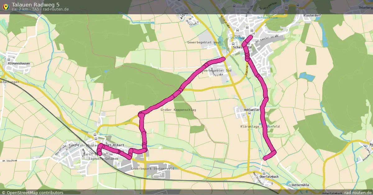 Talauen Radweg 5