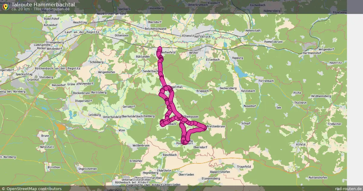 Talroute Hammerbachtal