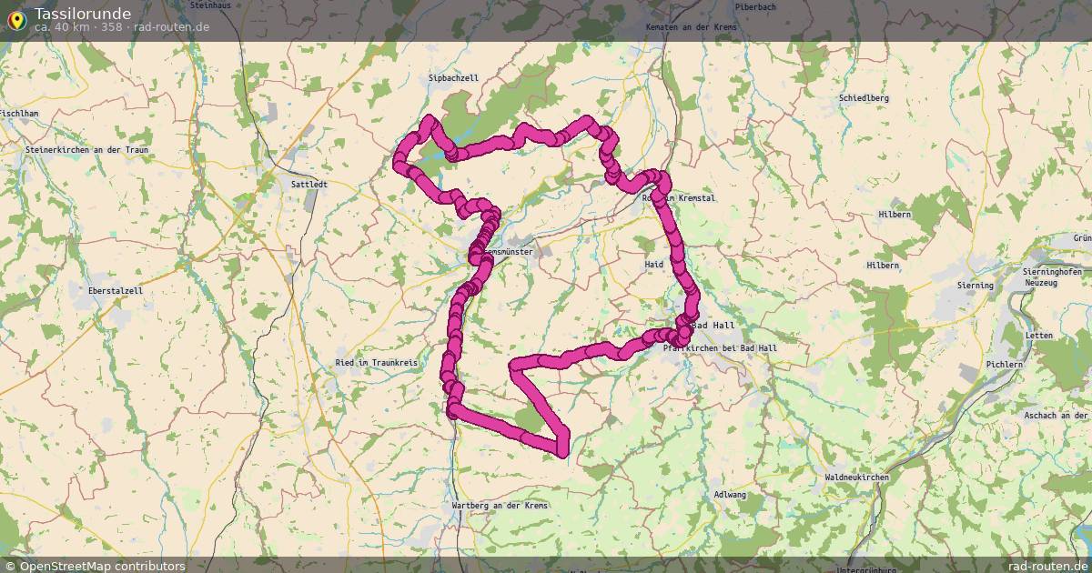Tassilorunde (358) – Fernradroute auf Rad-Routen.de