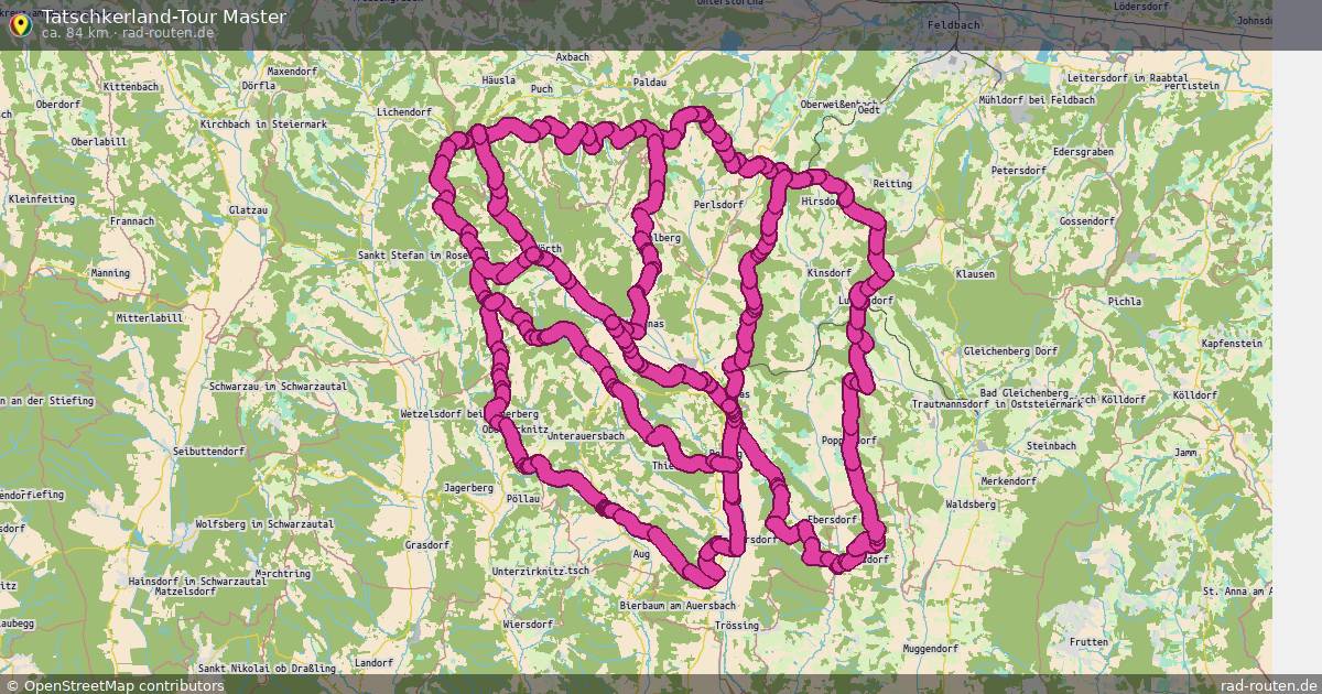 Tatschkerland-Tour Master – Fernradroute auf Rad-Routen.de