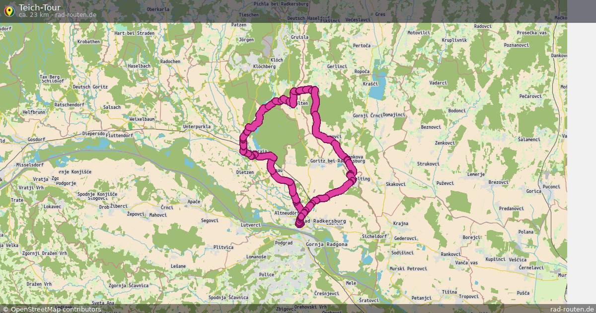 Teich-Tour – Fernradroute auf Rad-Routen.de