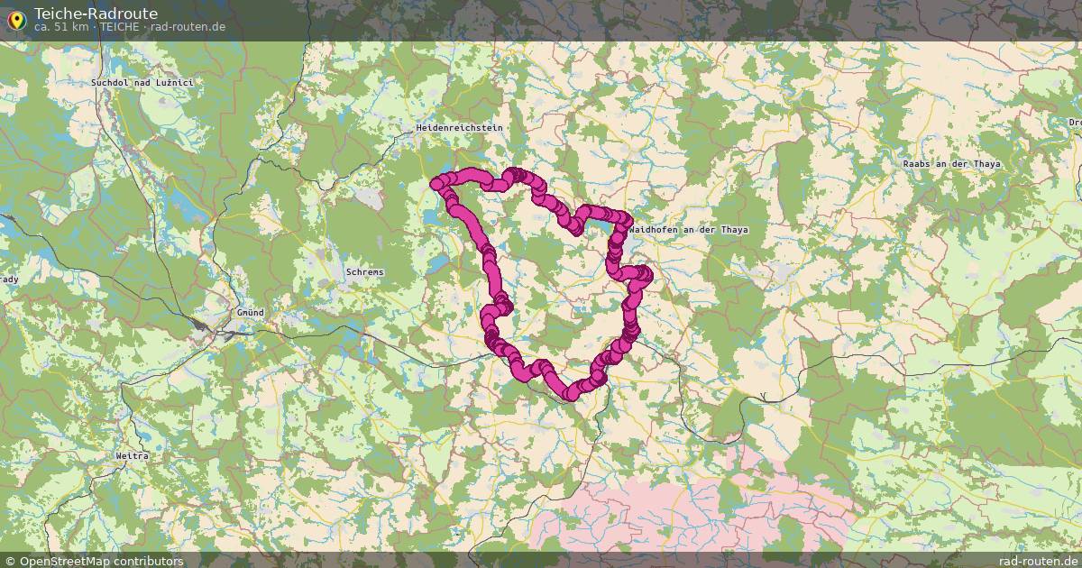 Teiche-Radroute (Teiche) – Fernradroute auf Rad-Routen.de