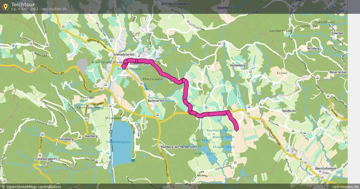 Teichtour (HB2) – Fernradroute auf Rad-Routen.de