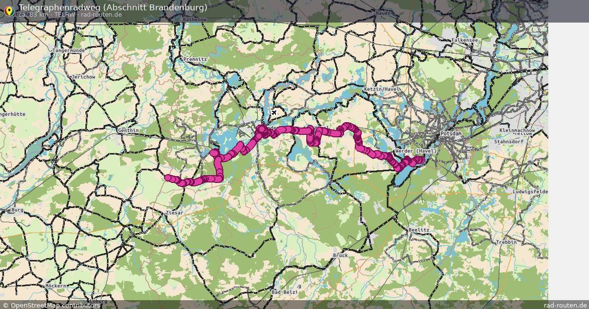 Telegraphenradweg (Abschnitt Brandenburg)
