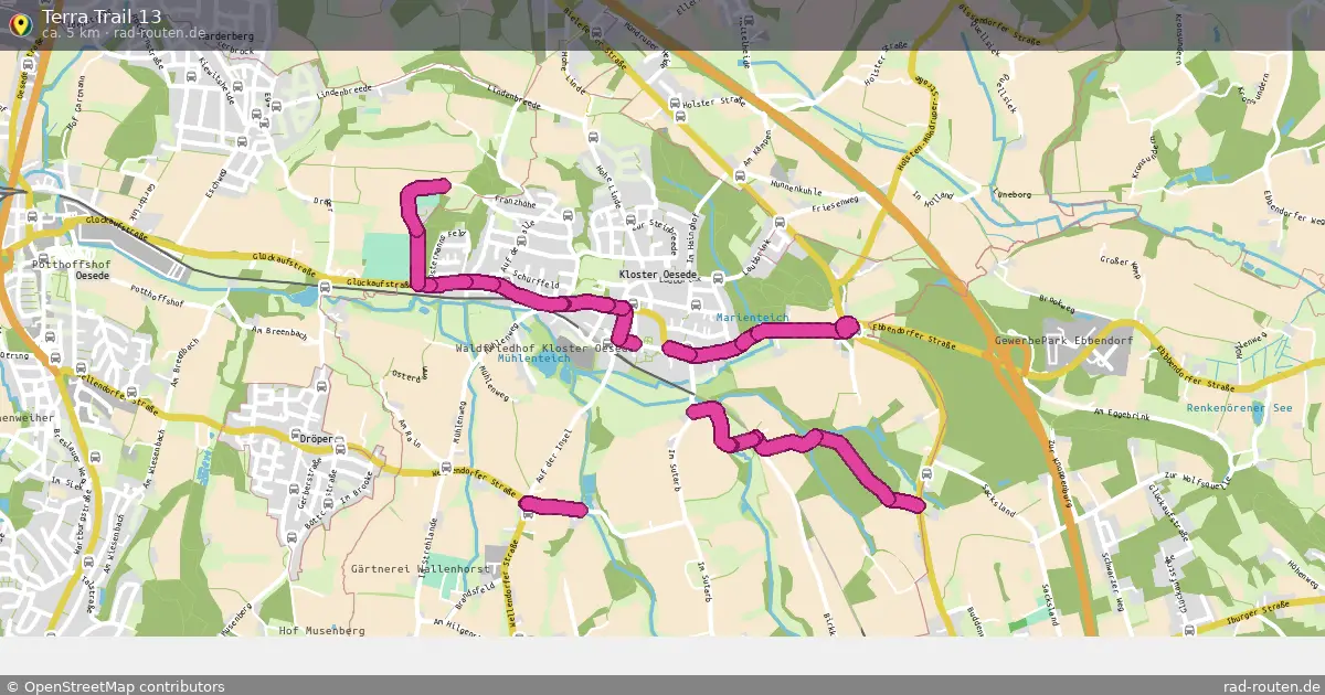 Terra Trail 13 – Fernradroute auf Rad-Routen.de