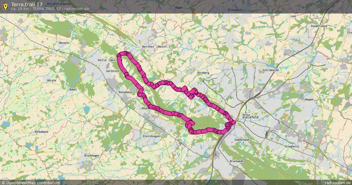 Terra.trail 17 (TERRA.trail 17) – Fernradroute auf Rad-Routen.de