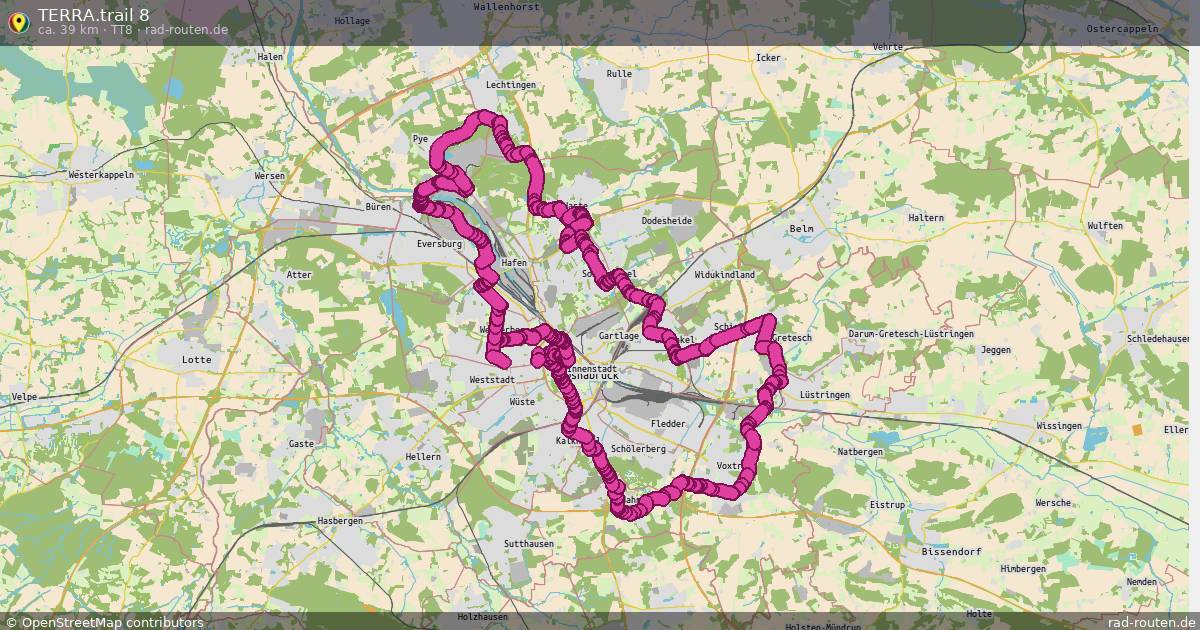 TERRA.trail 8 (Tt8) – Fernradroute auf Rad-Routen.de