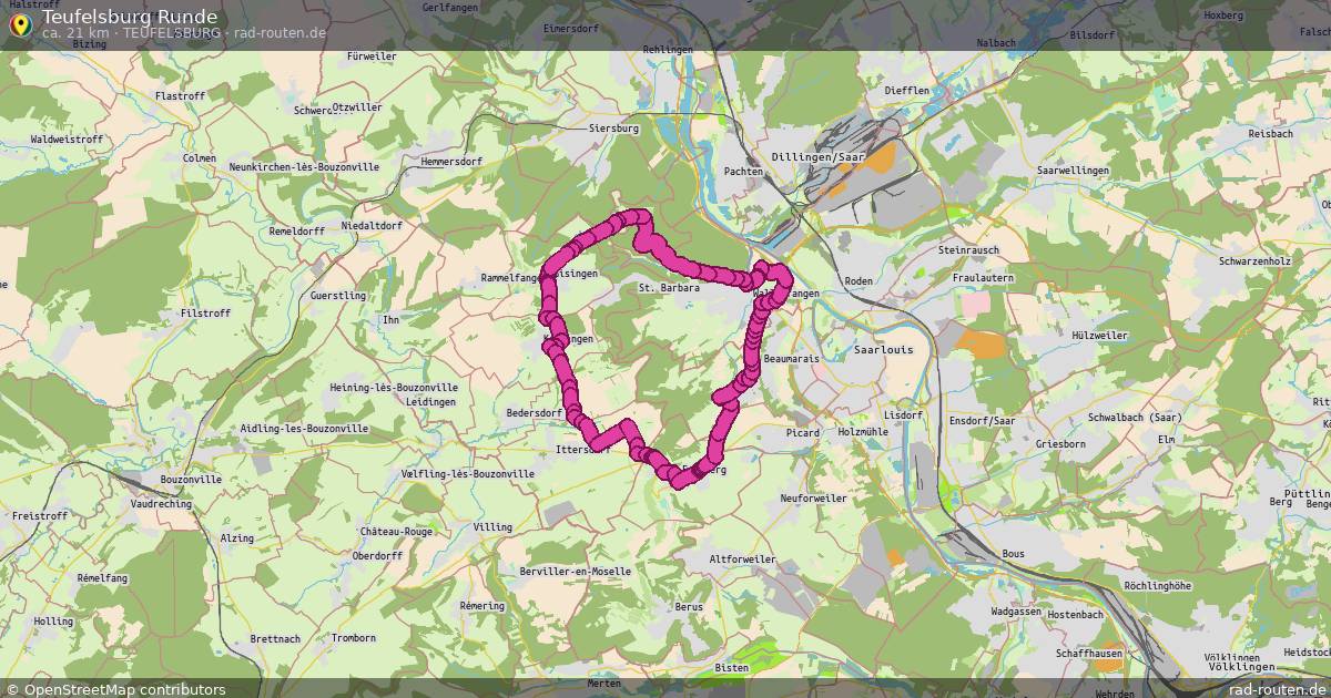 Teufelsburg Runde (Teufelsburg) – Fernradroute auf Rad-Routen.de