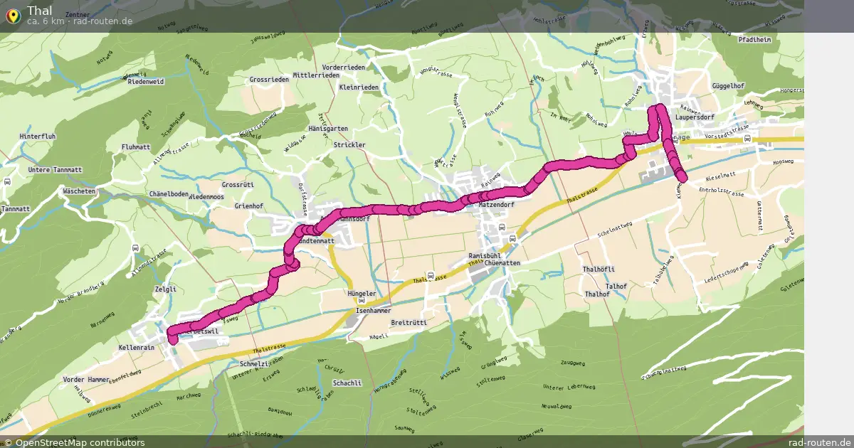 Thal – Fernradroute auf Rad-Routen.de