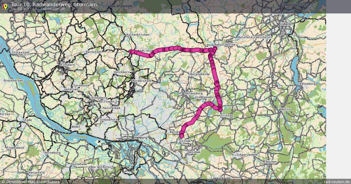 Tour 10, Radwanderweg, Stormarn