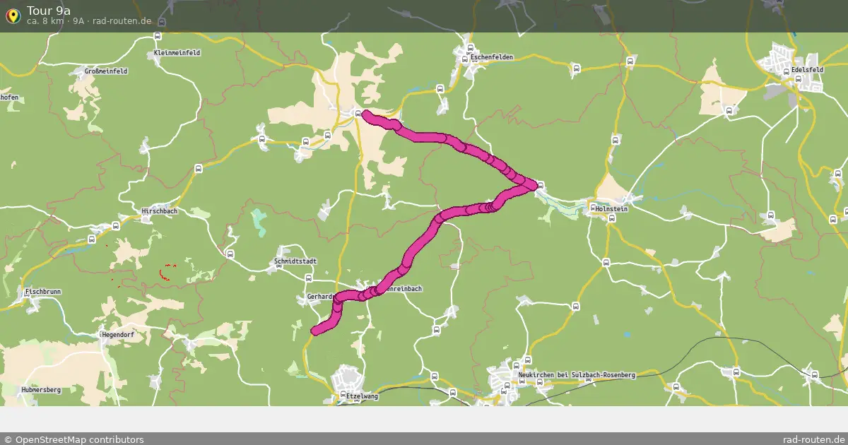 Tour 9a (9a) – Fernradroute auf Rad-Routen.de