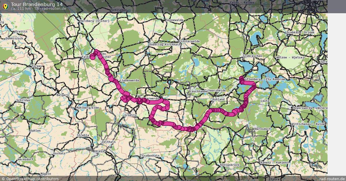 Tour Brandenburg 14 (TB) – Fernradroute auf Rad-Routen.de