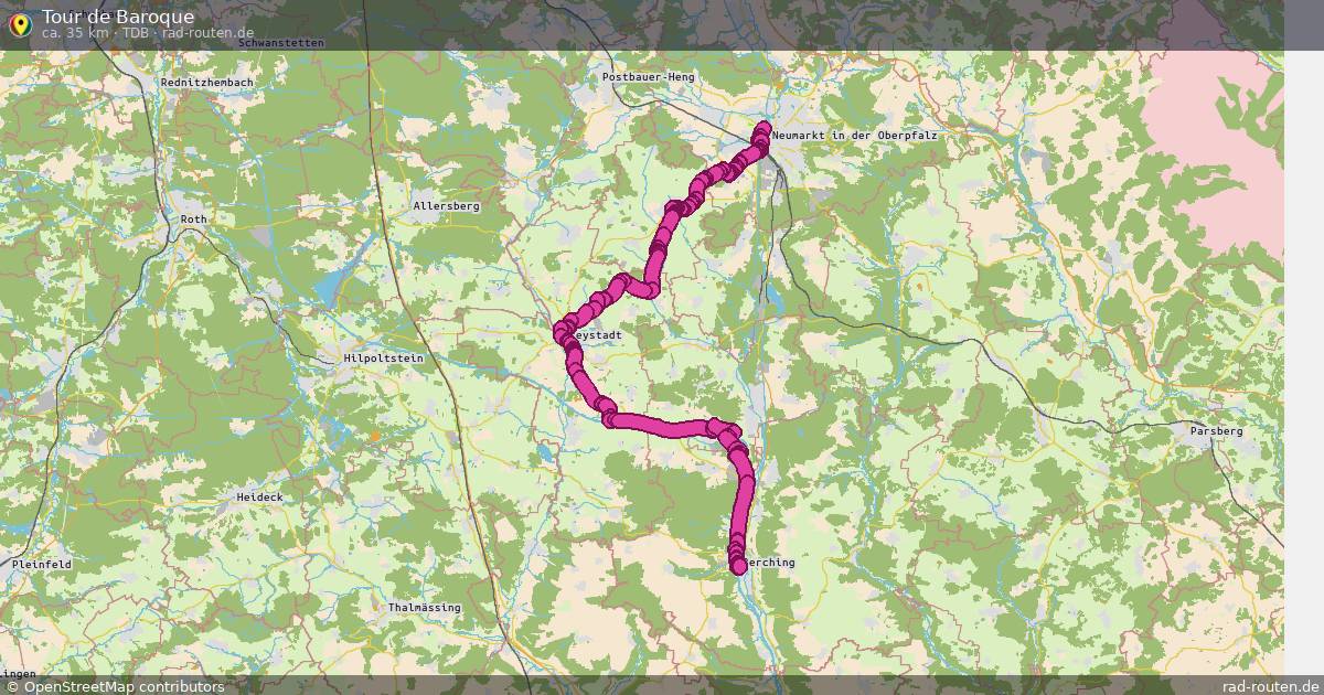 Tour de Baroque (TdB) – Fernradroute auf Rad-Routen.de