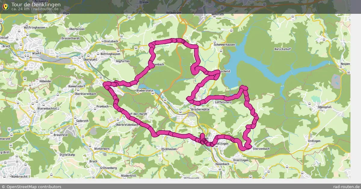 Tour de Denklingen – Fernradroute auf Rad-Routen.de