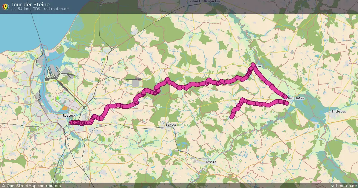 Tour der Steine (TdS) – Fernradroute auf Rad-Routen.de