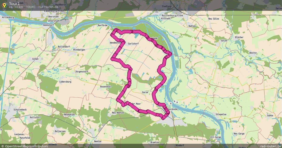 Tour1 (Tour1) – Fernradroute auf Rad-Routen.de