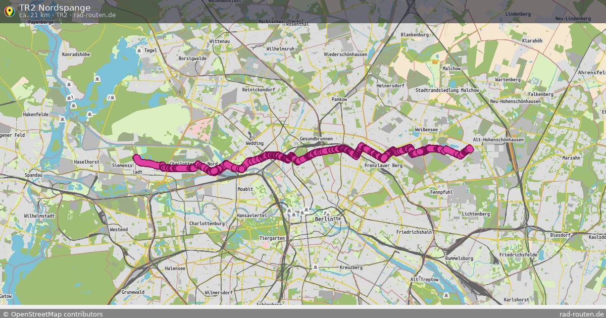 TR2 Nordspange (TR2) – Fernradroute auf Rad-Routen.de