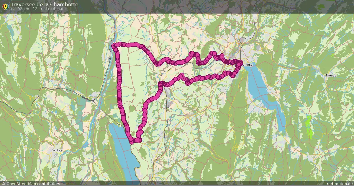 Traversée de la Chambotte (12) – Fernradroute auf Rad-Routen.de