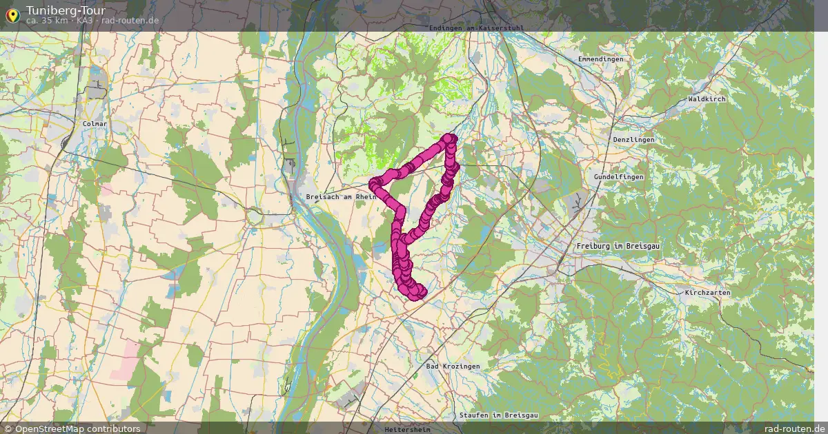 Tuniberg-Tour (Ka3) – Fernradroute auf Rad-Routen.de