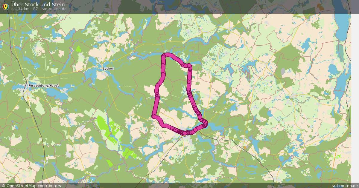 Über Stock und Stein (R7) – Fernradroute auf Rad-Routen.de