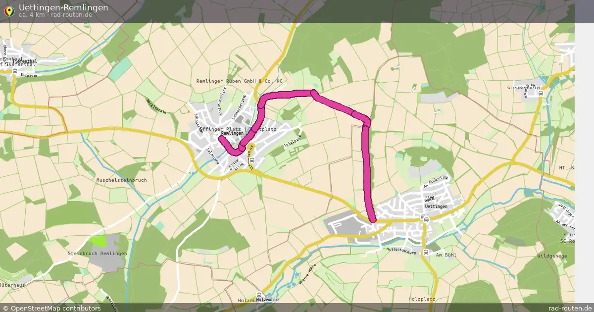 Uettingen-Remlingen – Fernradroute auf Rad-Routen.de