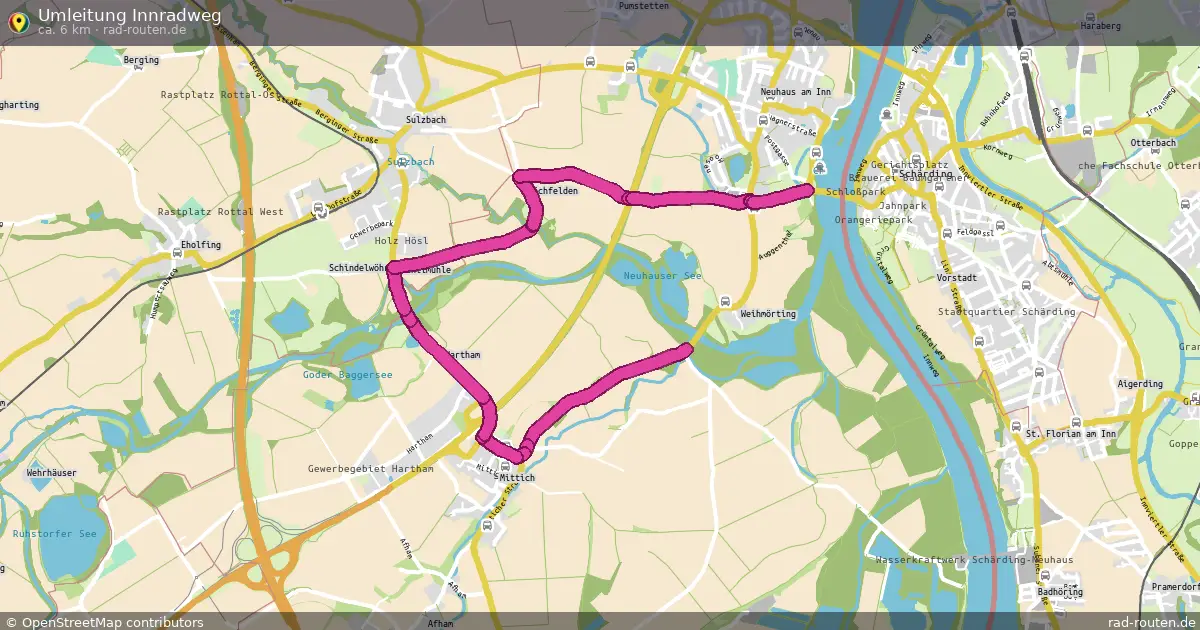Umleitung Innradweg