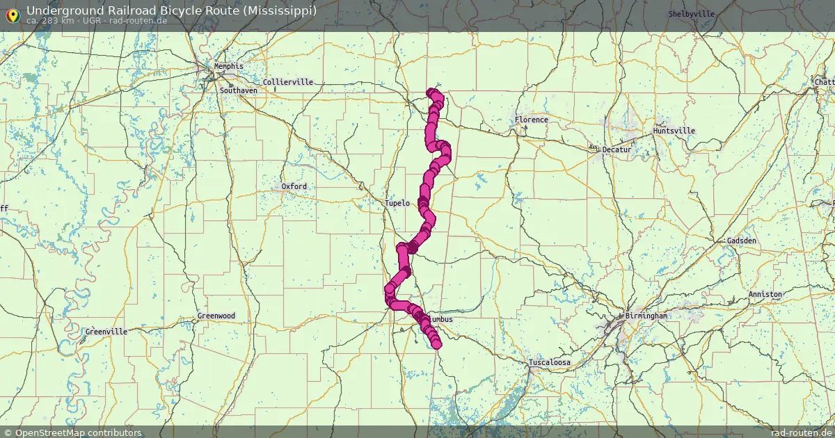 Underground Railroad Bicycle Route (Mississippi)