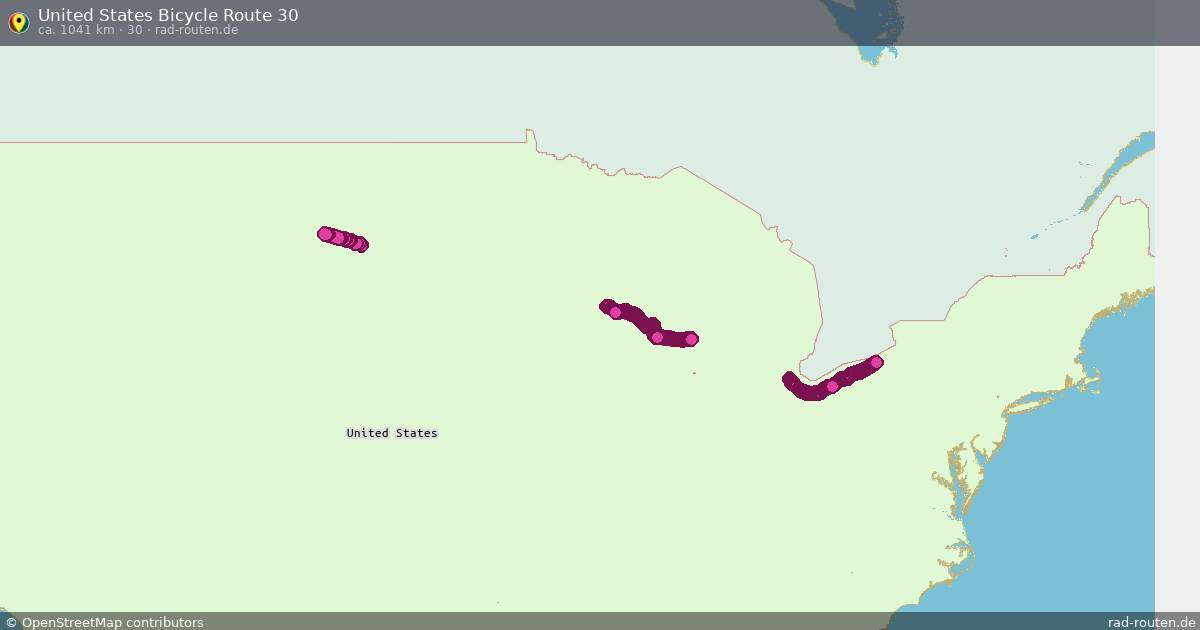 United States Bicycle Route 30 (30) – Fernradroute auf Rad-Routen.de