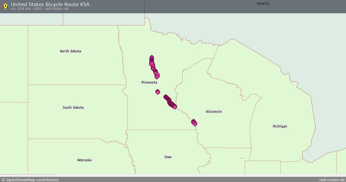 United States Bicycle Route 45A (45A) – Fernradroute auf Rad-Routen.de
