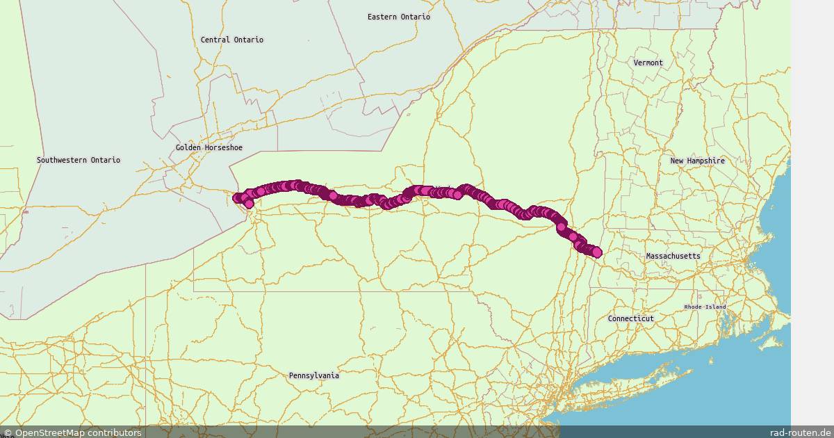 US:NY 5 – Fernradroute auf Rad-Routen.de