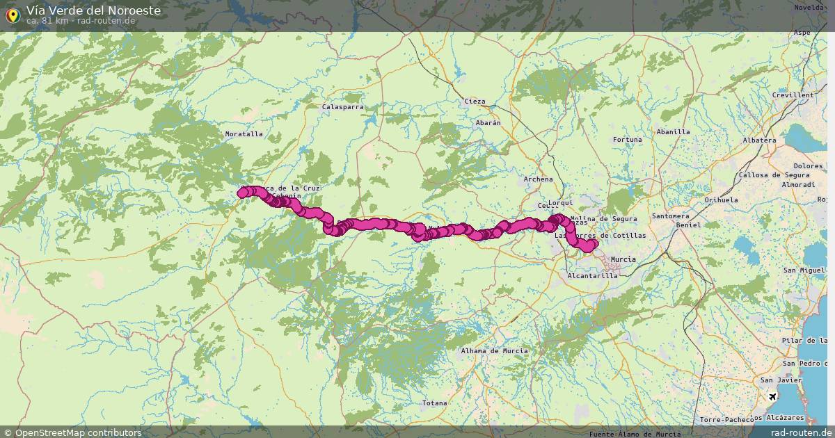 Vía Verde del Noroeste – Fernradroute auf Rad-Routen.de