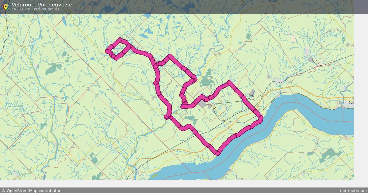Véloroute Portneuvoise – Fernradroute auf Rad-Routen.de