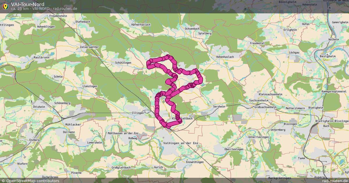 VAI-Tour-Nord (Vai-Nord) – Fernradroute auf Rad-Routen.de